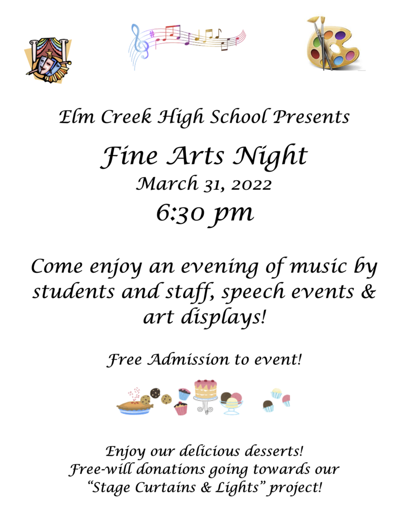 Fine Arts Night March 31,2022