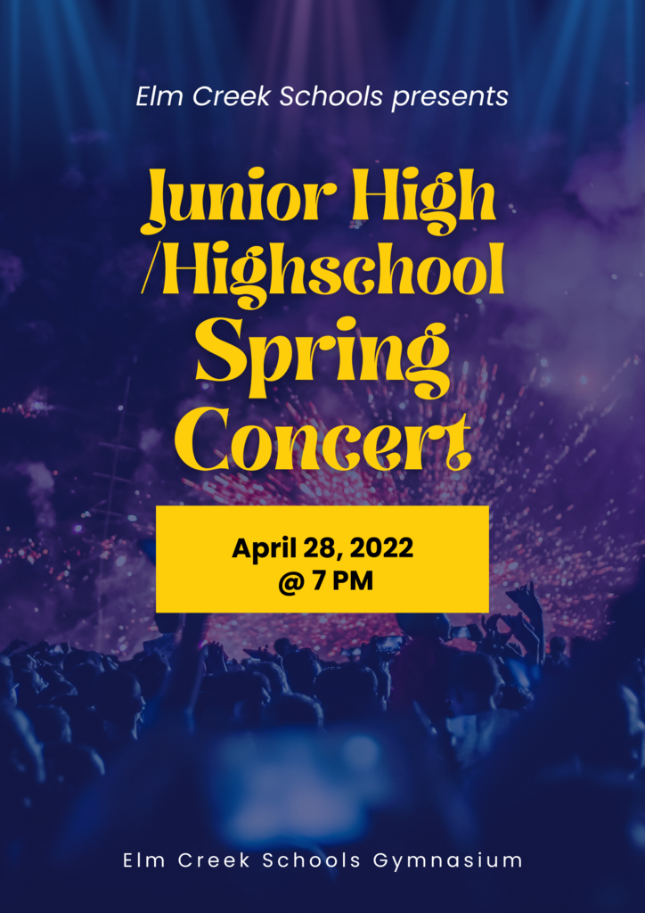 JH/HS Spring Concert Elm Creek School