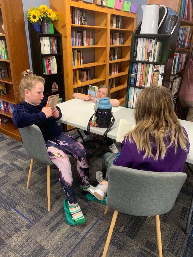 The 5th graders enjoyed going to the Elm Creek Public Library today. Thanks for having us, we can’t wait to come back!